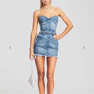 Retrofete Ashlyn Denim Dress NWT
